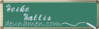 Heike Wallis Visitenkarte